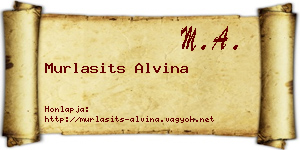 Murlasits Alvina névjegykártya